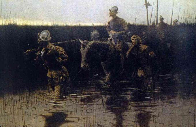 De Soto di Amerika, oleh Frederic Remington