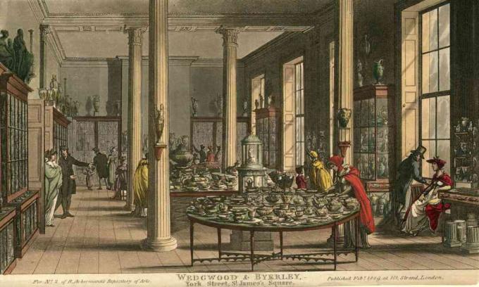 Wedgwood and Bryerly Showroom, London 1809