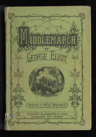 sampul buku volume 1 Middlemarch oleh George Eliot