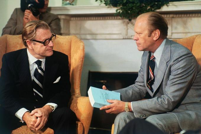 Presiden Gerald Ford dan Wakil Presiden Nelson Rockefeller