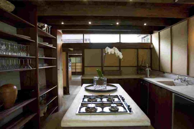 Dapur Rumah Schindler 1922 di Los Angeles, California