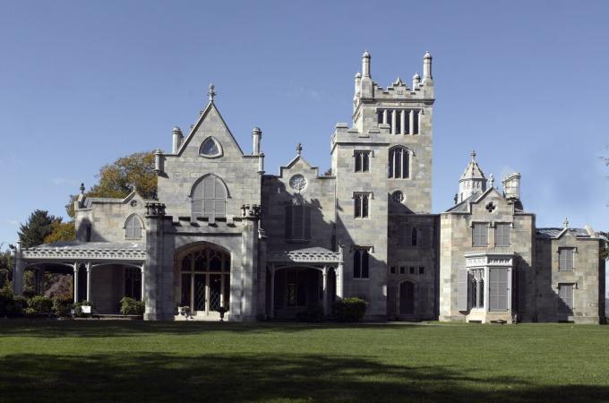 The Gothic Revival Lyndhurst Mansion di Tarrytown, New York