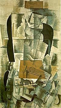 "Wanita dengan Gitar" - Georges Braque