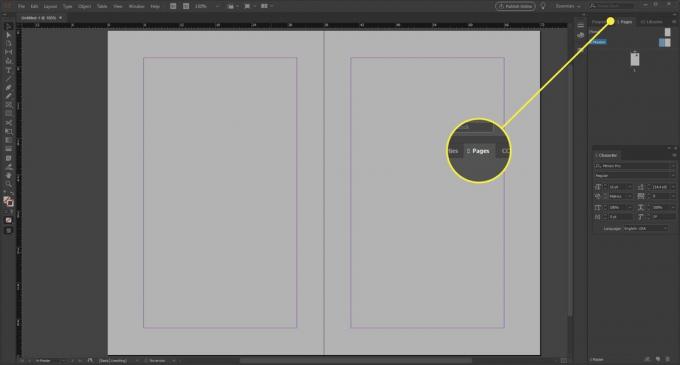 Tab Halaman di InDesign