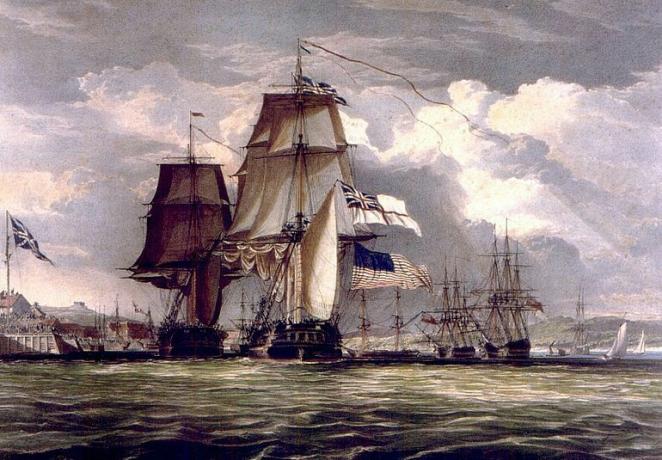 HMS Shannon dan USS Chesapeake