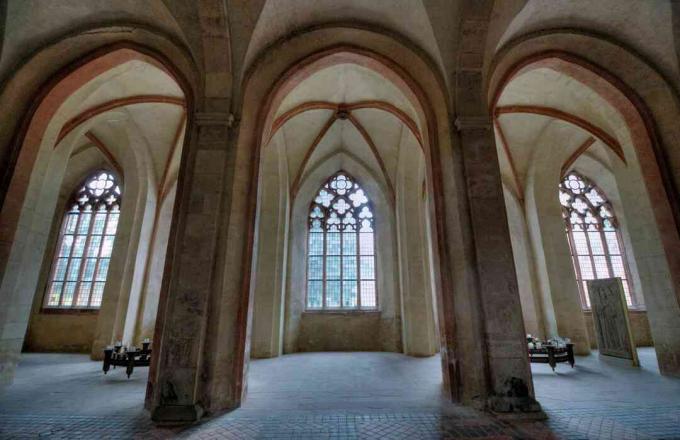 Nave of the Kloster Eberbach (Biara Eberbach), di Eltville am Rhein