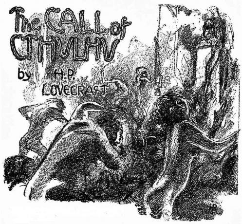 Panggilan Cthulhu oleh H. P. Lovecraft menutupi At