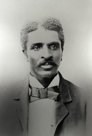 George Washington Carver sebagai mahasiswa Iowa State College sekitar tahun 1893