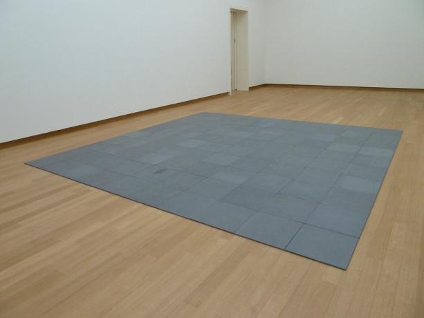 carl andre 10 x 10 alstadt lead square