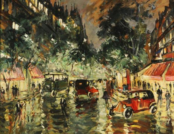 Malam Hujan di Paris, 1930-an