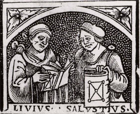 Sallust dan Livy Woodcut