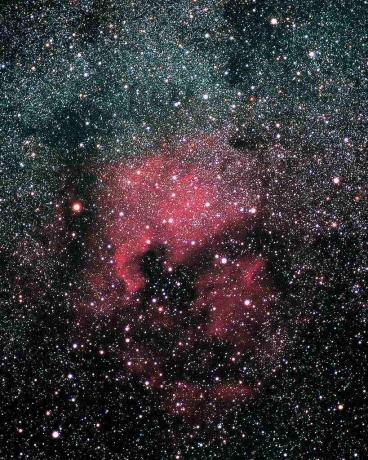Nebula Amerika Utara di konstelasi Cygnus.