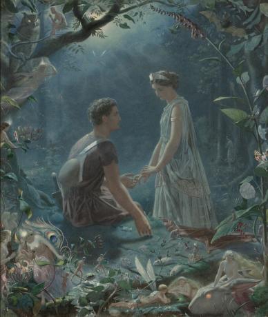 Hermia dan Lysander dari A Midsummer Night's Dream