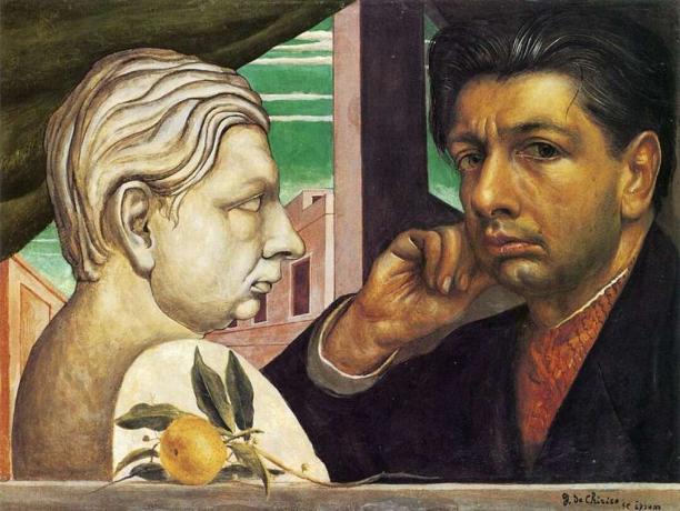 potret diri giorgio de chirico