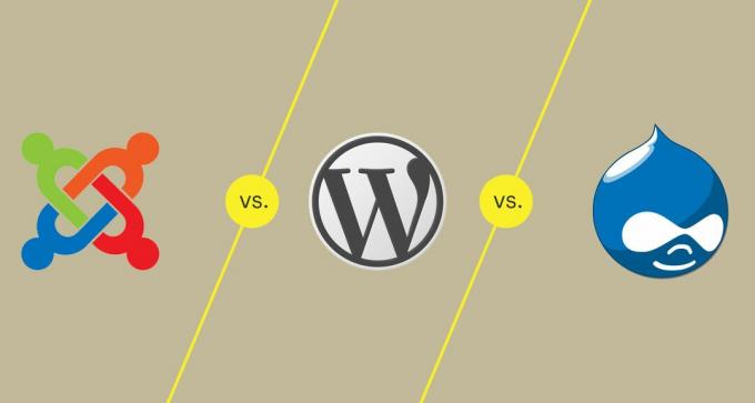 Joomla vs. Wordpress vs. drupal