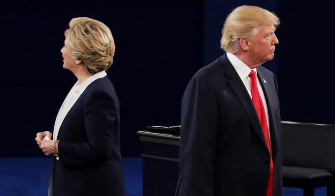Kandidat Hillary Clinton dan Donald Trump Gelar Debat Kepresidenan Kedua Di Universitas Washington