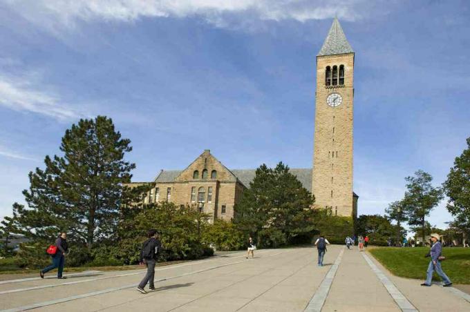 McGraw Tower and Chimes, kampus Universitas Cornell, Ithaca, New York