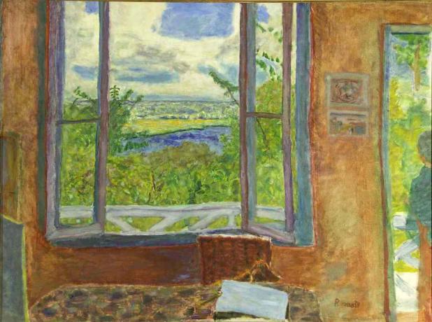 jendela terbuka pierre bonnard menuju seine