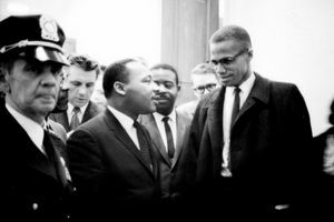 Malcolm X dan Martin Luther King Jr. bertemu pada tahun 1964