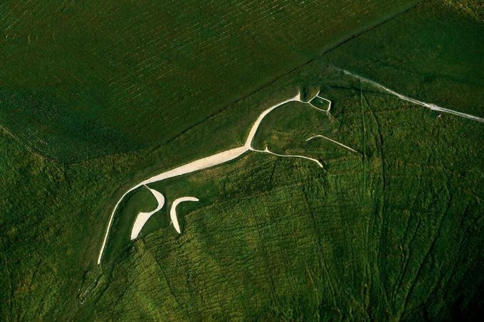 The Uffiington Horse Geoglyph, Oxfordshire, Inggris